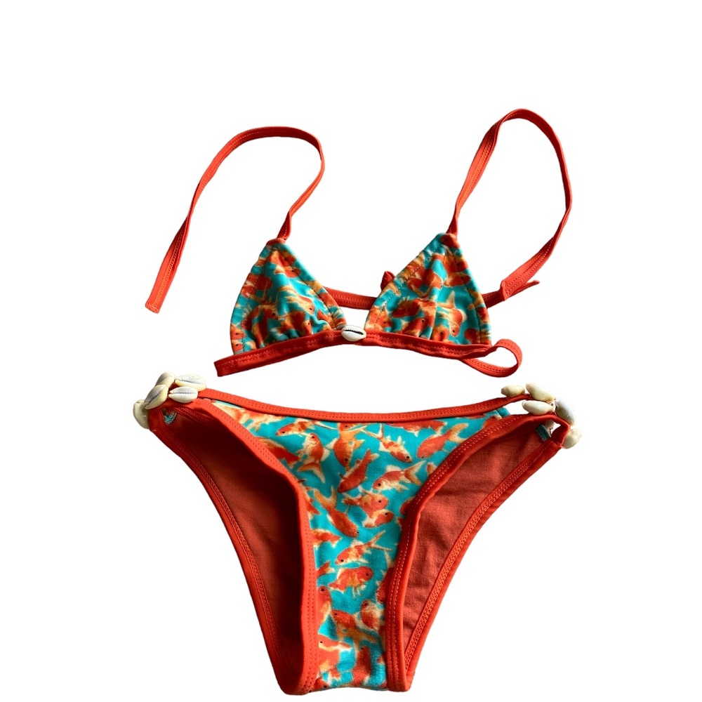 BIKINI 2 PIECE ADORNED WITH REAL SHELLS